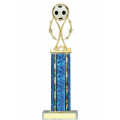 Trophies - #Soccer Vertical Star Riser D Style Trophy